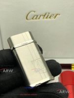 ARW 1:1 Perfect Replica 2019 New Style Cartier Classic Fusion 316 Stainless Steel Jet lighter Sliver Lighter
